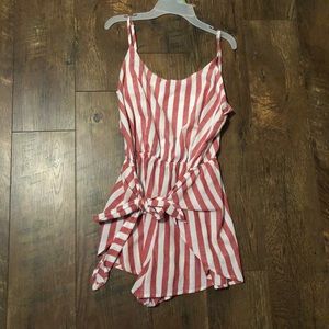striped romper
